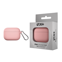 Husă de silicon NOA pentru AirPods Pro 3 (2025), Roz