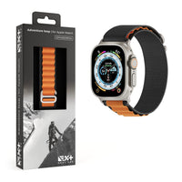 Curea NOA, Adventure Loop pentru Apple Watch 45/49 mm, Negru/Portocaliu