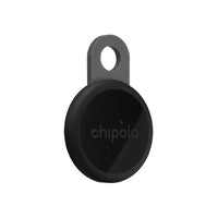 Chipolo LOOP – Tracker reincarcabil pentru obiecte compatibil cu Apple Find My pe iPhone sau Find Hub pe Android | Negru