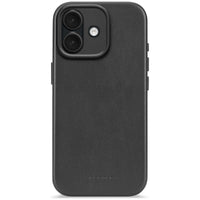 Husă de piele DECODED pentru iPhone 17 - Negru