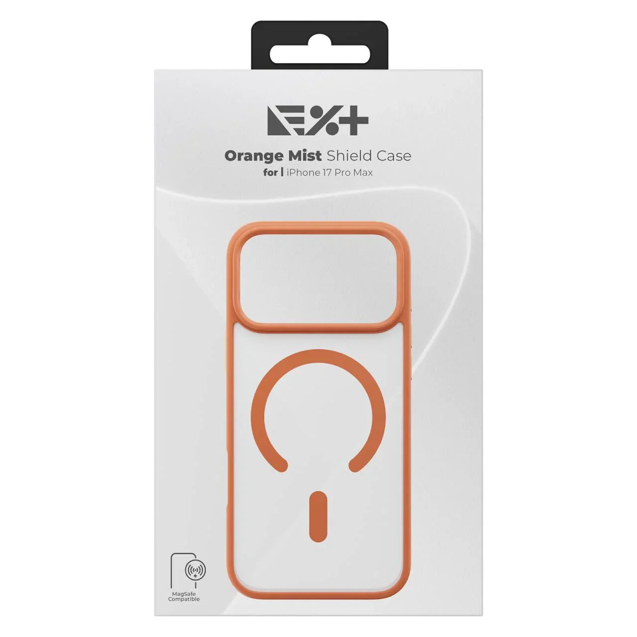 Husă de protecție NOA Mist Shield, compatibilă MagSafe, pentru iPhone 17 Pro Max, portocalie