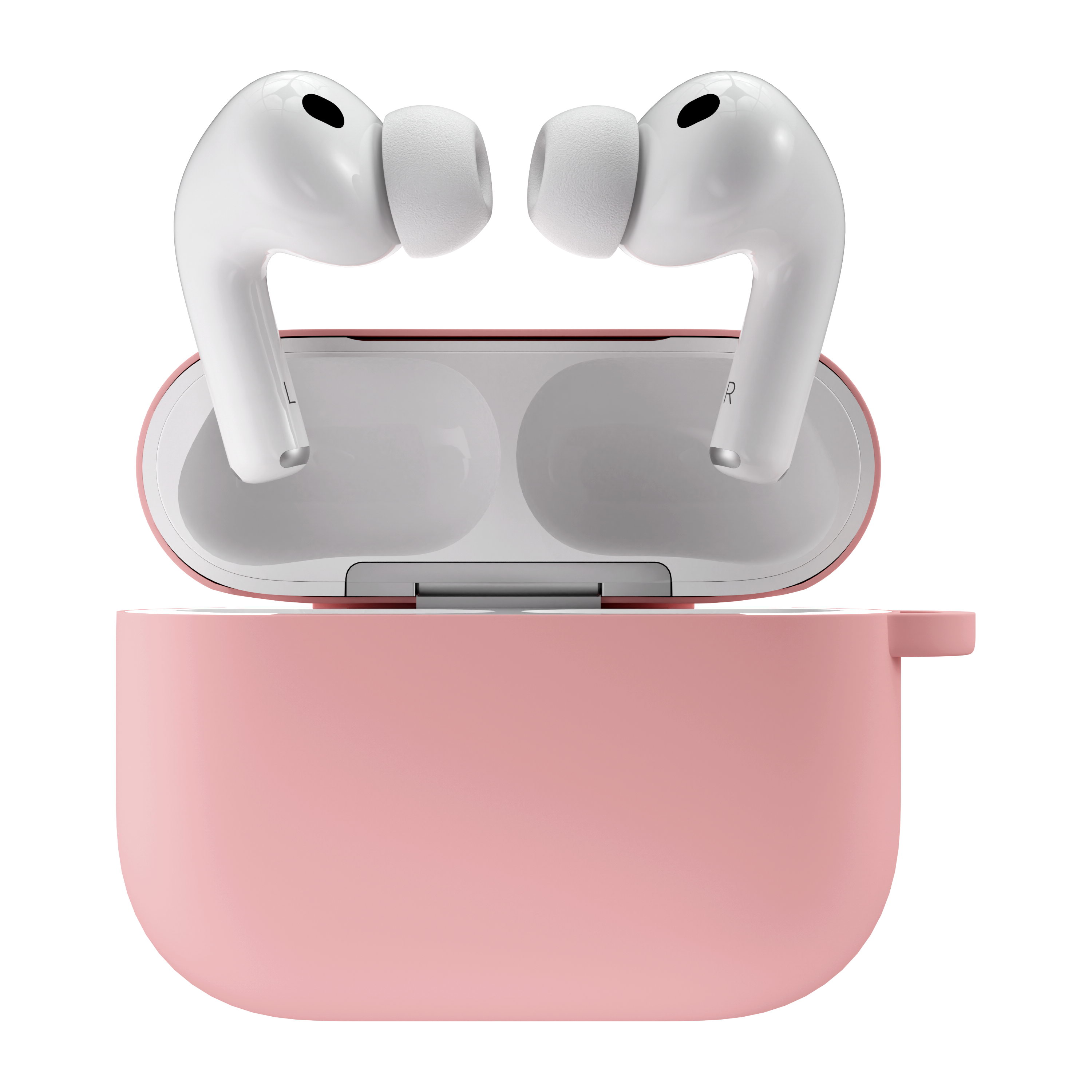 Husă de silicon NOA pentru AirPods Pro 3 (2025), Roz