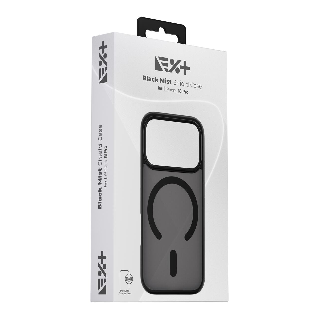 Husa NOA Mist Shield pentru iPhone 18 Pro Compatibila MagSafe | Negru