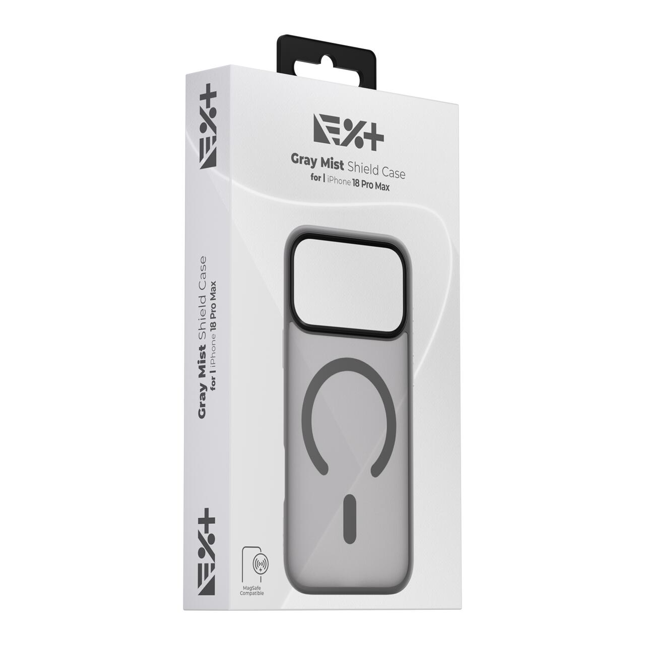Husa NOA Mist Shield pentru iPhone 18 Pro Max Compatibila MagSafe | Gri