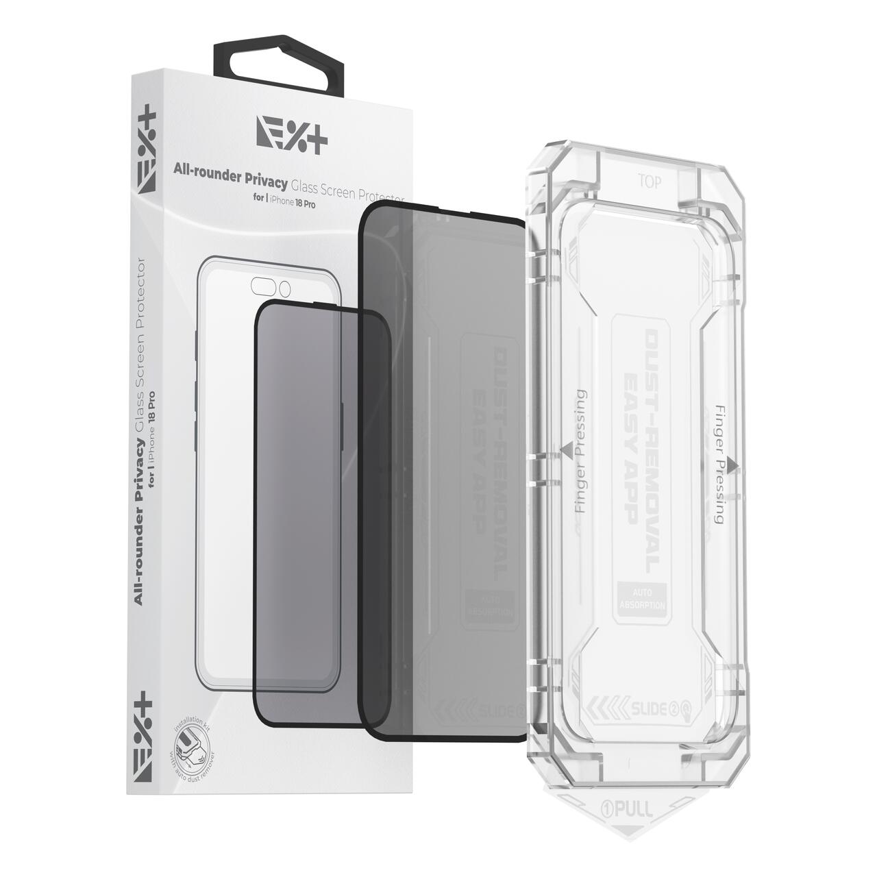 Folie de Protectie Privacy din Sticla NOA All-rounder pentru iPhone 18 Pro