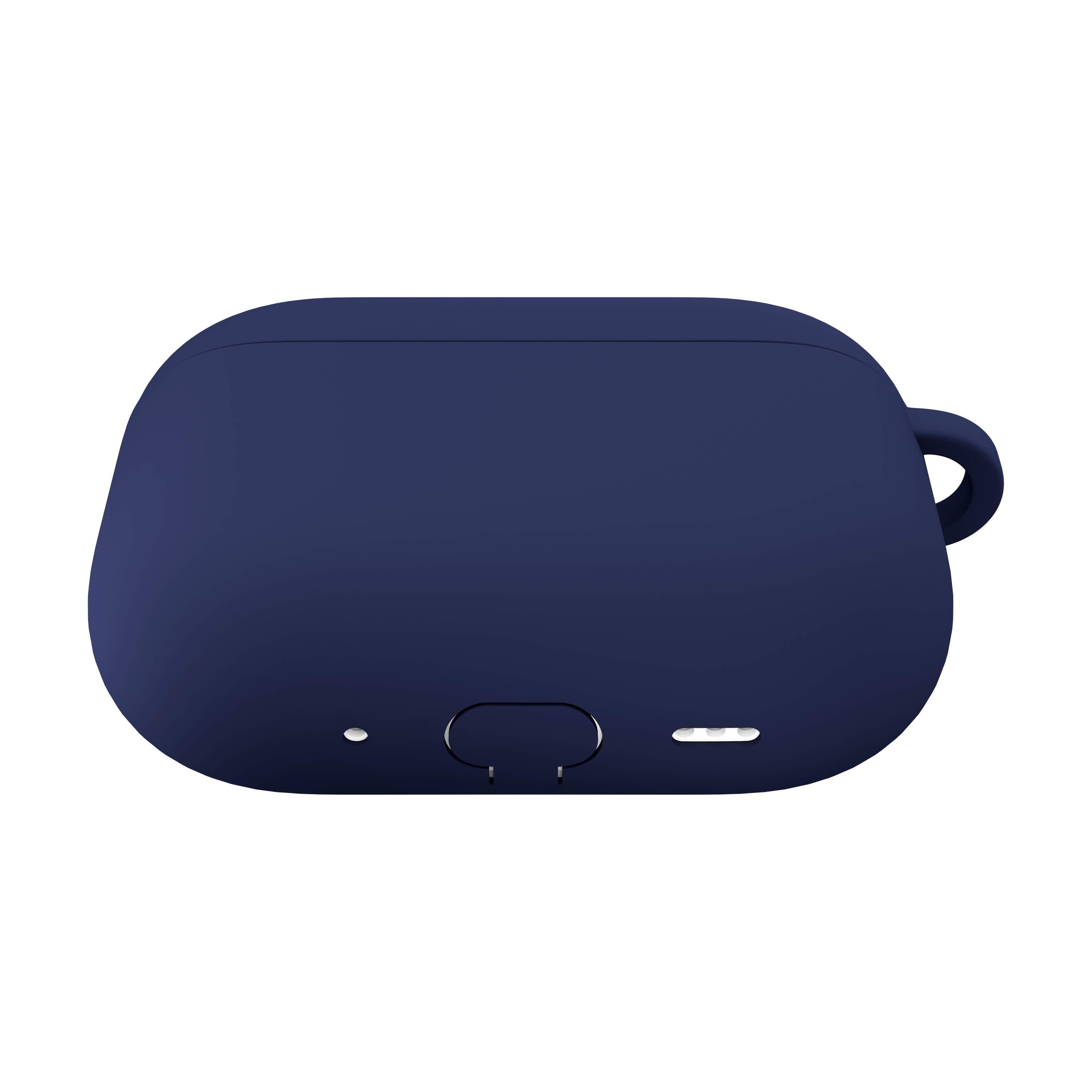 Husă din silicon NOA pentru AirPods Pro 3 (2025), Albastru