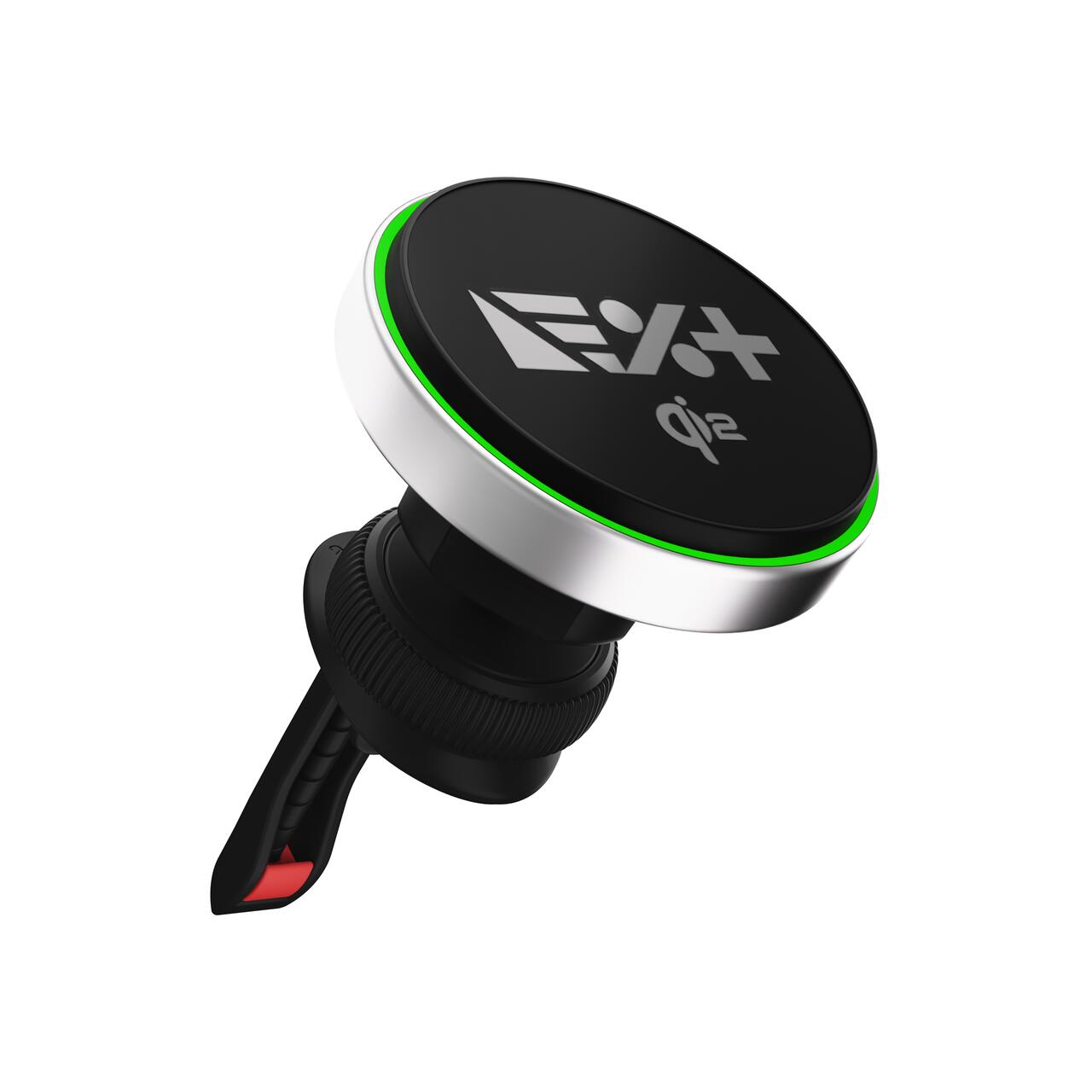 NOA Încărcător Auto Magnetic 15W Qi2 Compatibil MagSafe cu Prindere în Grila de Ventilație