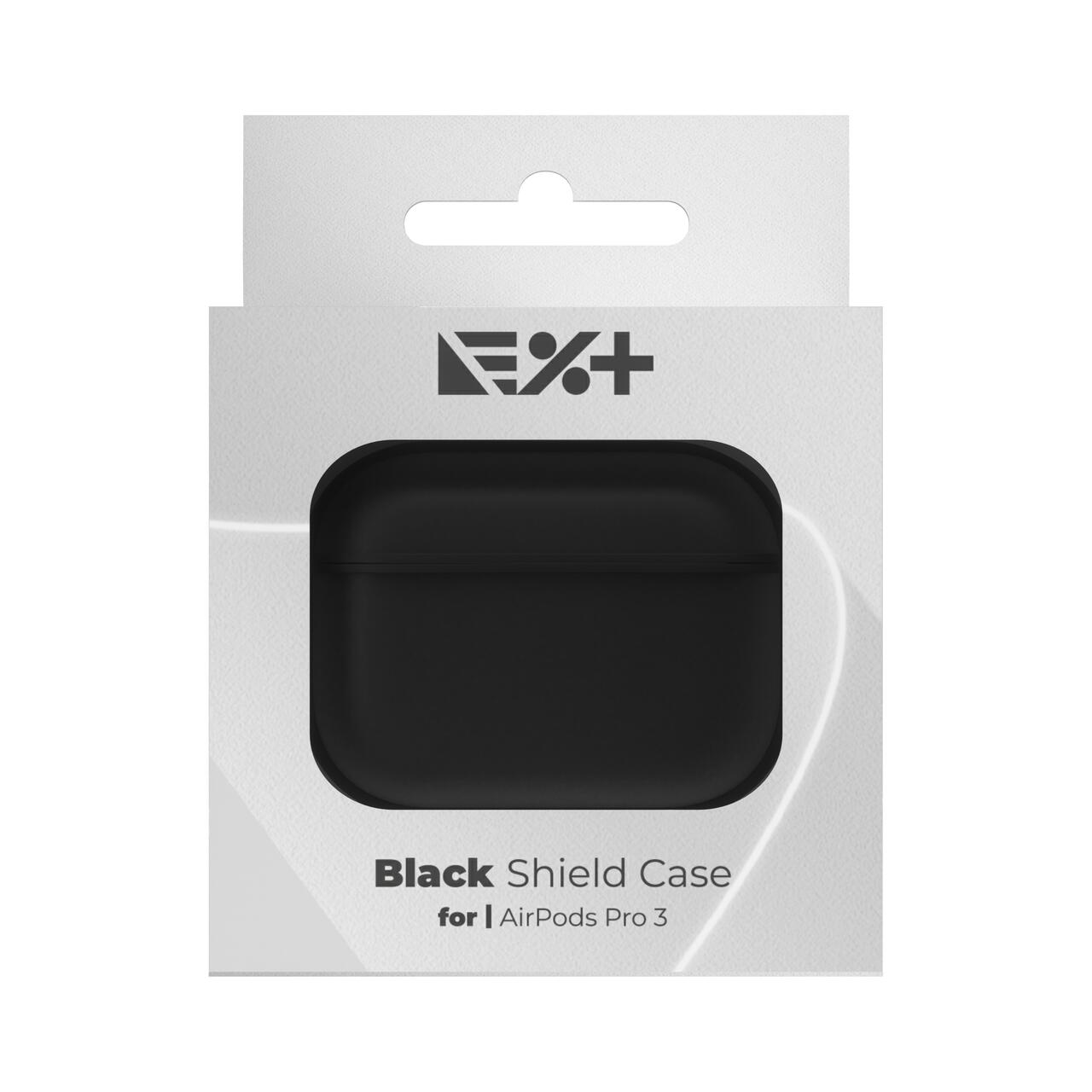 Husă NOA TPU pentru AirPods Pro 3 (2025), Negru