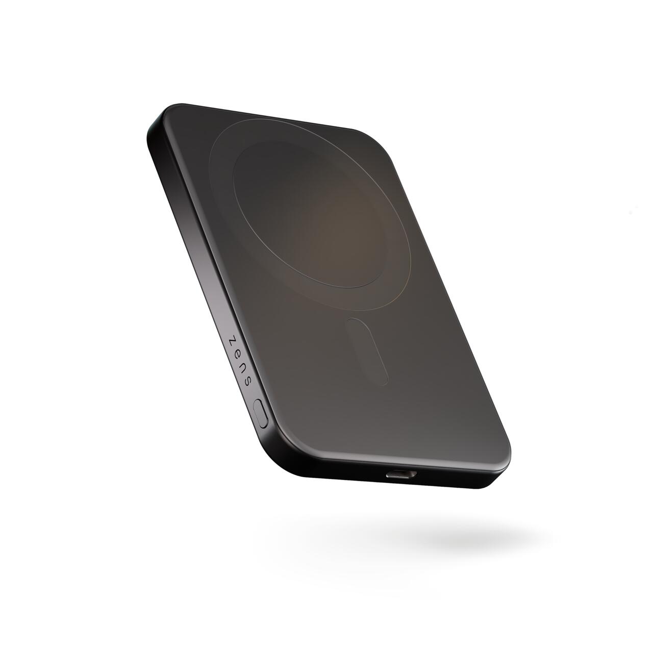 Baterie externă wireless ZENS Slim din aluminiu 10000 mAh – Baterie externă wireless 2-în-1