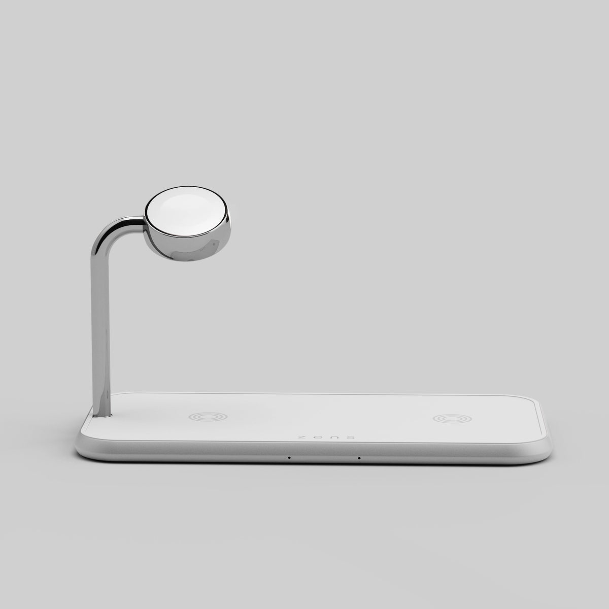 ZENS Dual + Watch Aluminium Wireless Charger – Încărcător wireless pentru 3 dispozitive