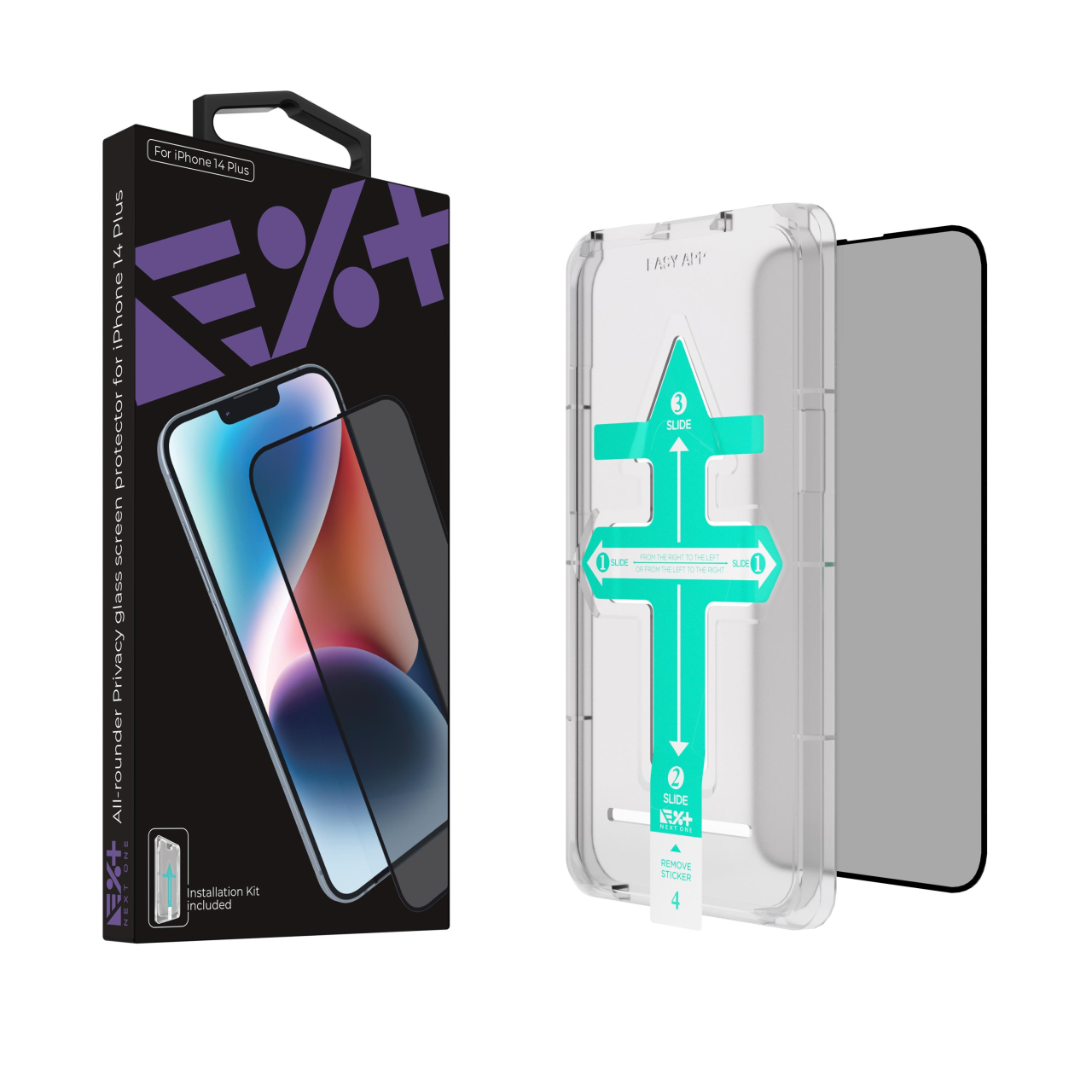 Folie de protecție pentru confidențialitate NOA Privacy Glass pentru iPhone 14 Plus (2022)