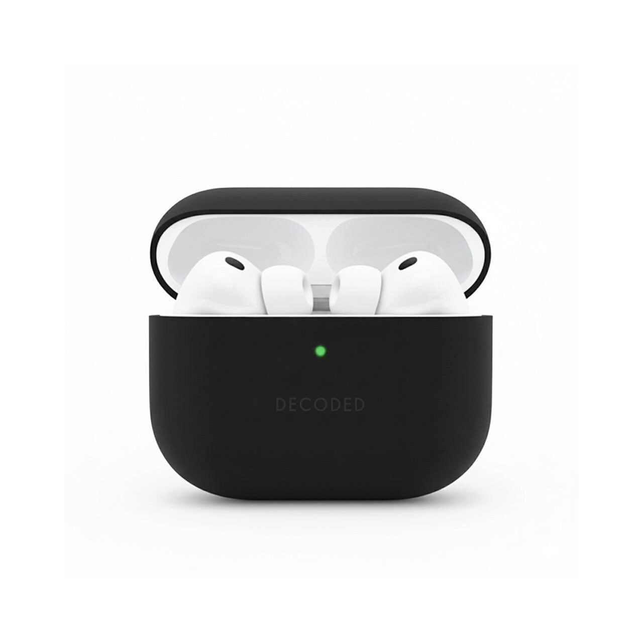 Husă DECODED AirCase, pentru AirPods Pro generația a 3-a, Neagră
