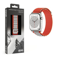 Curea NOA, Adventure Loop pentru Apple Watch 41 mm, Portocaliu/Gri