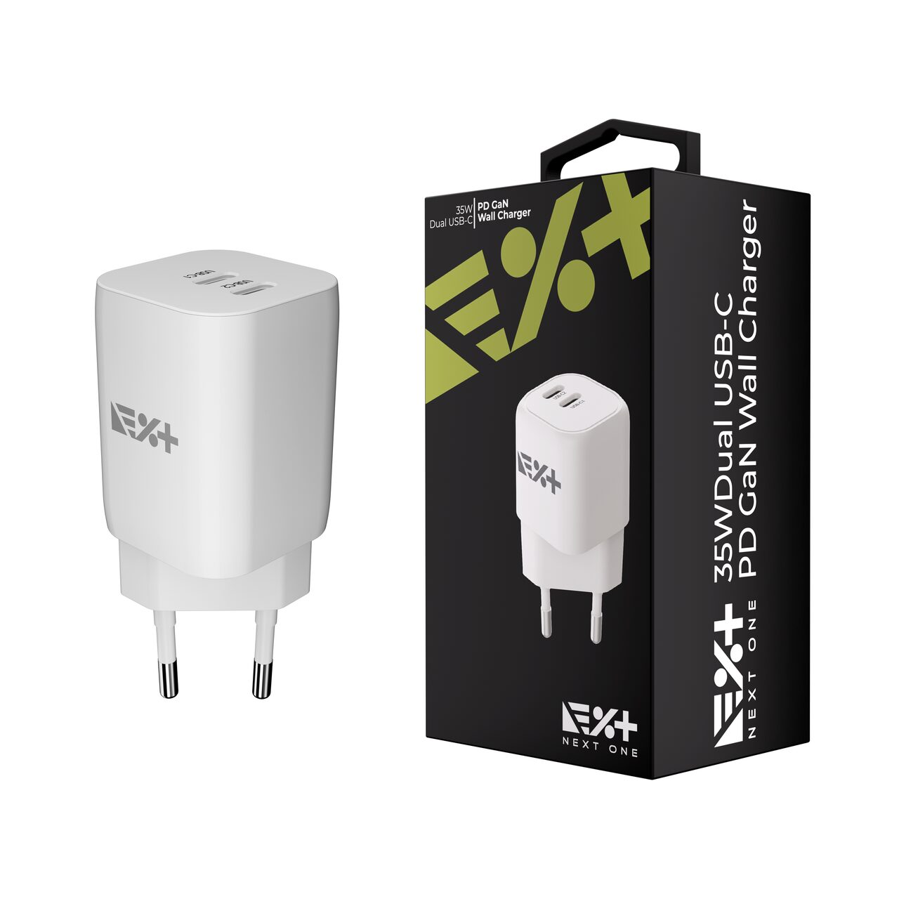 Adaptor de perete 35W GaN cu doua porturi NOA