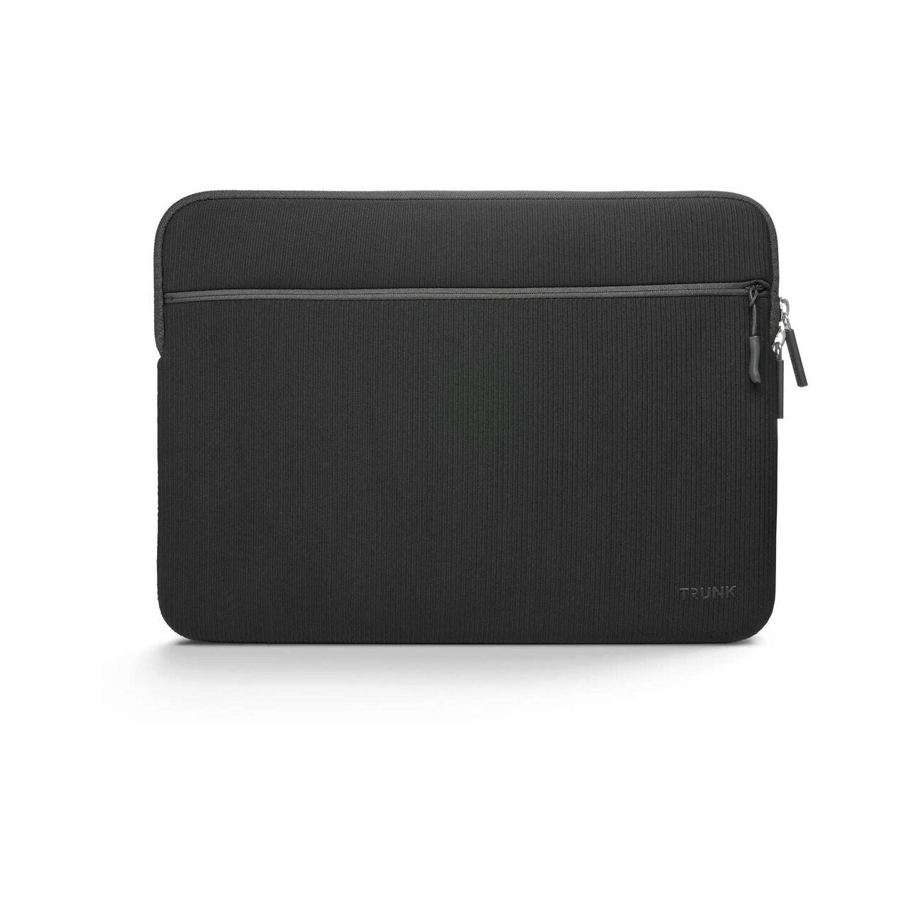TRUNK Husă textilă pentru MacBook de 14 inchi cu buzunar Negru
