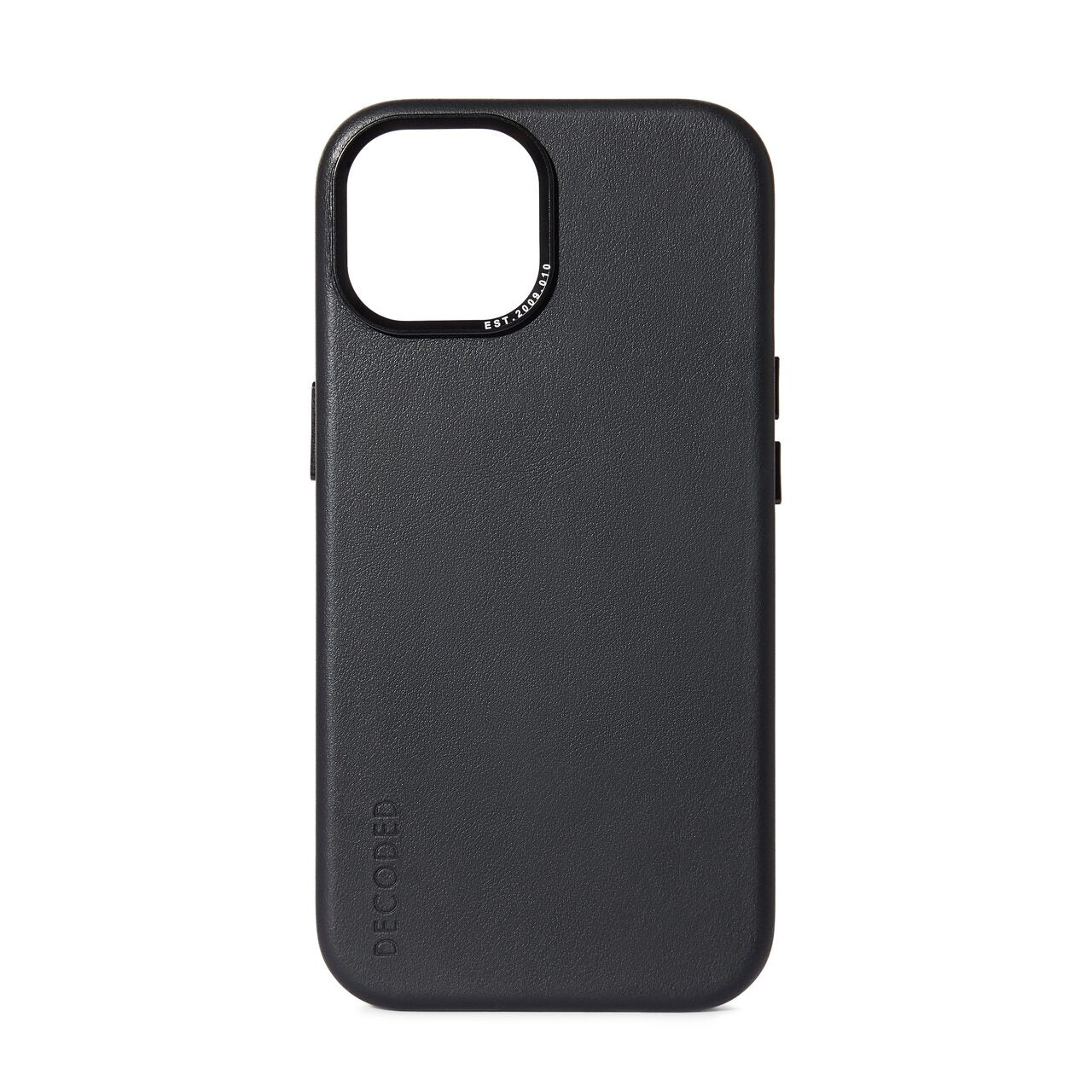 Husa din piele pentru iPhone 15 Plus | Negru