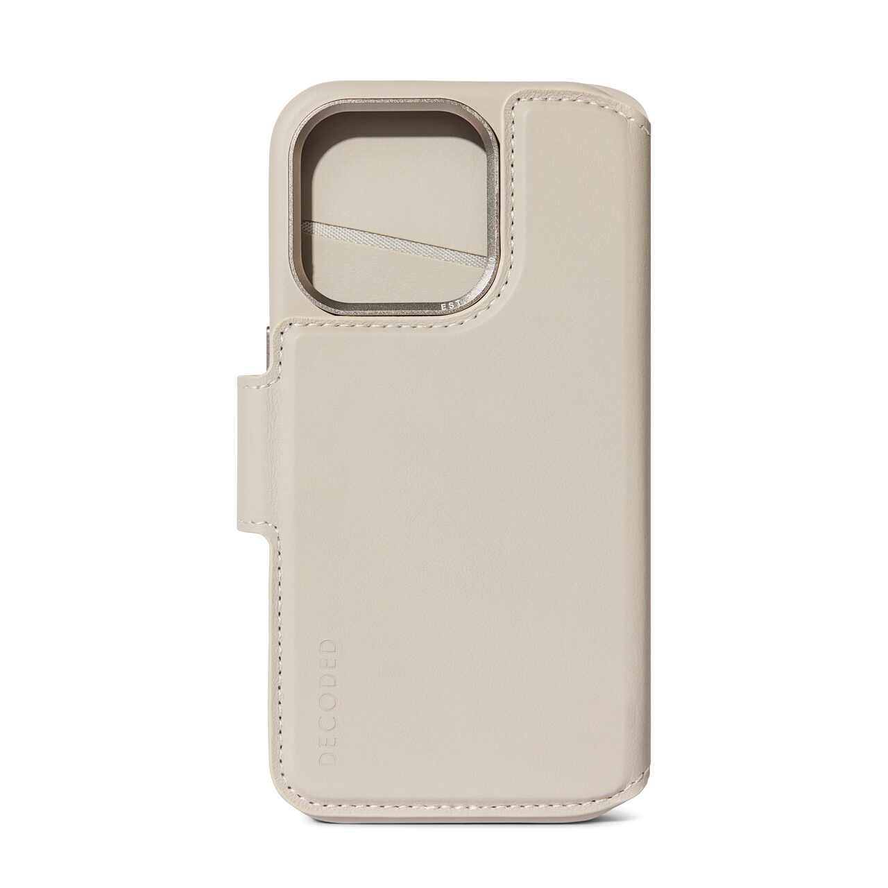 Husa din piele cu portofel detasabil Decoded pentru iPhone 15 Pro