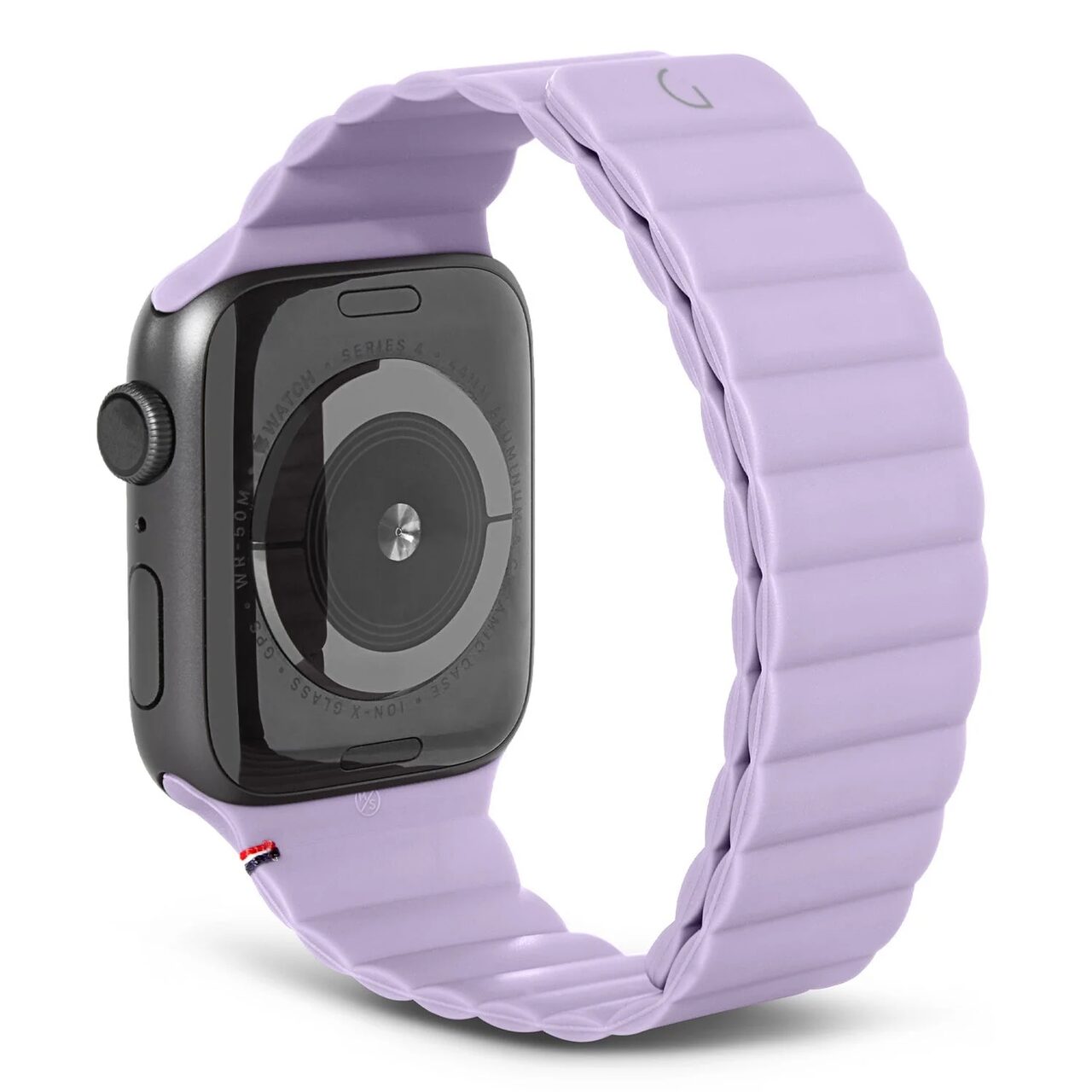 Curea magnetică de silicon Lite Decoded pentru Apple Watch 45/44/42mm Gen 1-7 - Lavandă