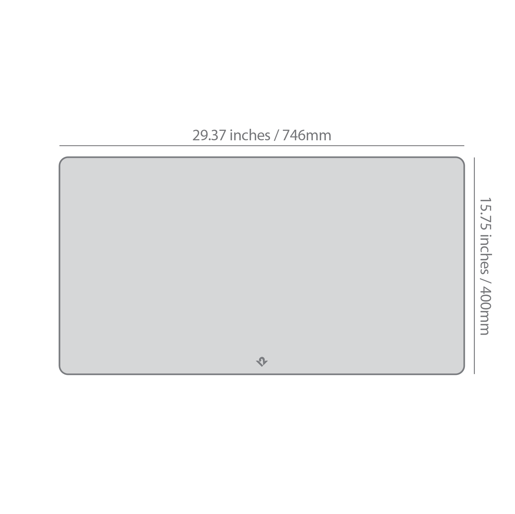 Twelve South DeskPad | Negru