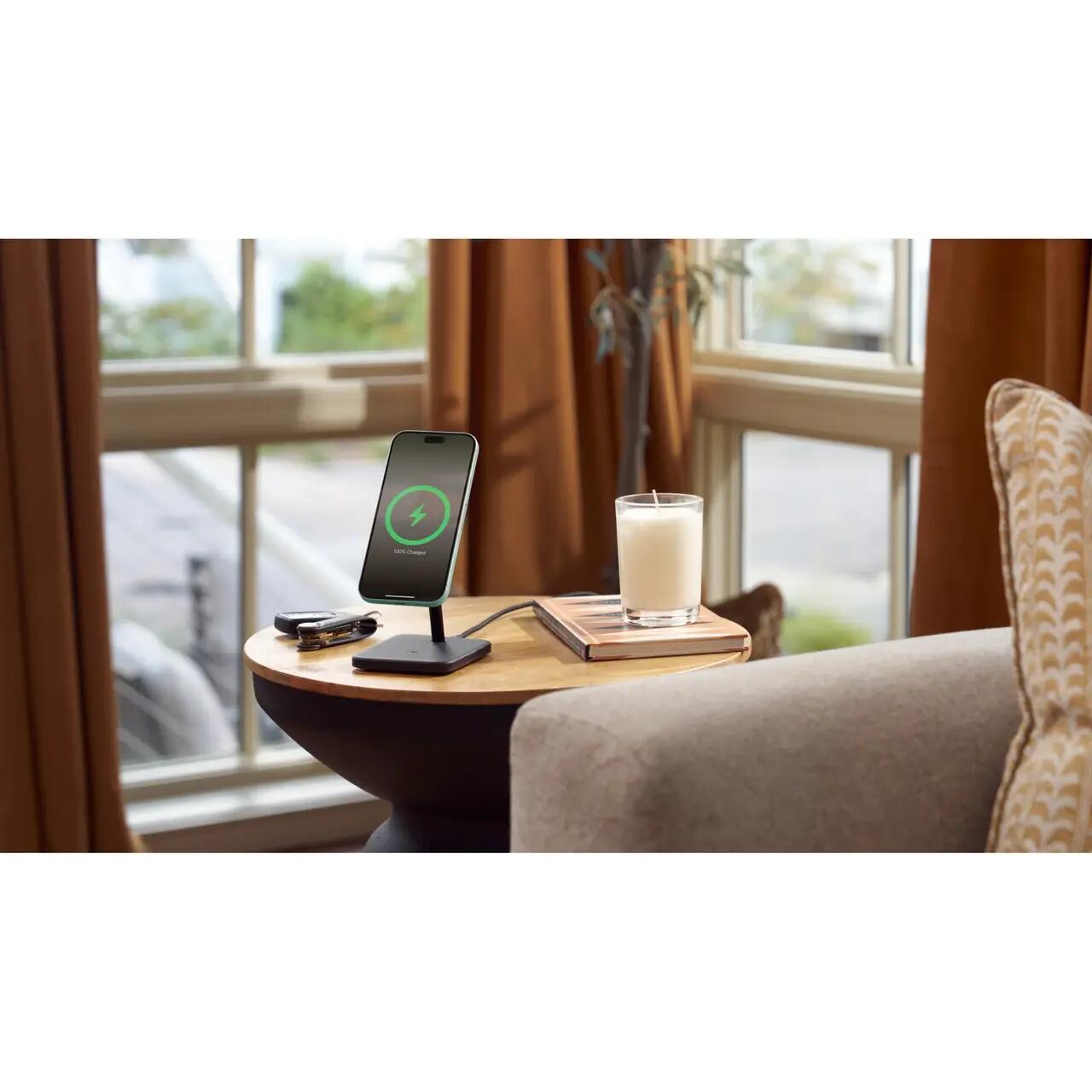 Statie de incarcare wireless HiRise 3Twelve South pentru iPhone, AirPods si Apple Watch | Negru