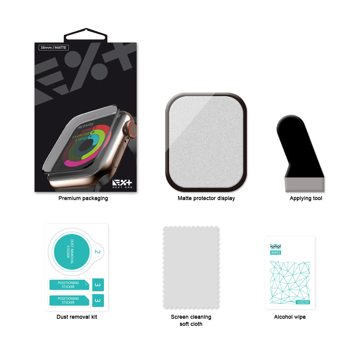 Folie de ecran 3D NOA pentru Apple Watch 38 mm