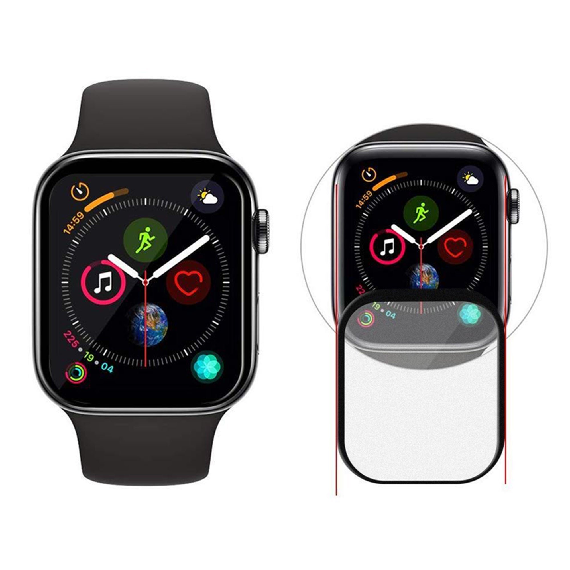 Folie de ecran 3D NOA pentru Apple Watch 42 mm
