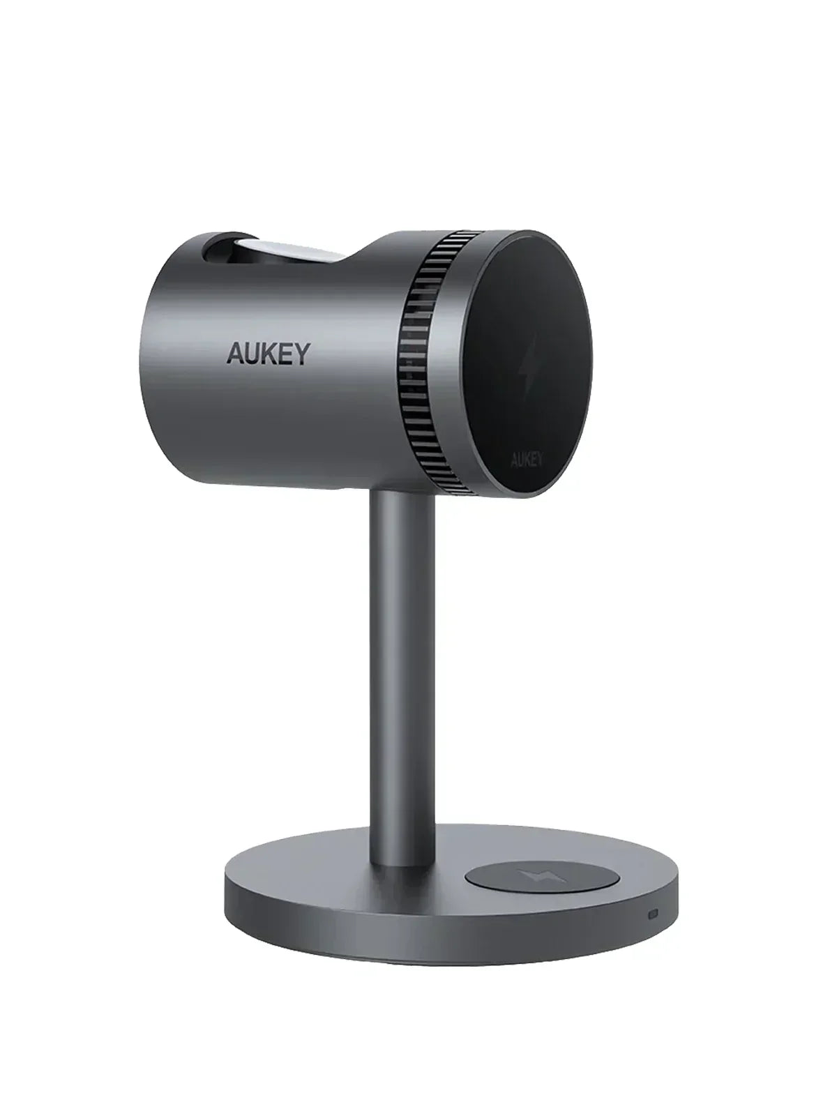 Încărcător wireless magnetic 3 în 1 de birou AUKEY LC-MC311, QI 2.0, 30W
