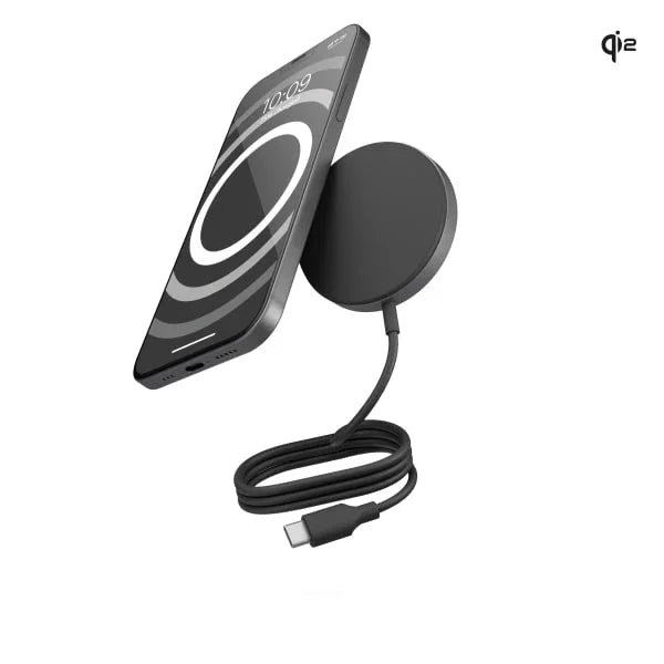 Încărcător wireless Zens Pro 1 – Qi2, MagSafe, USB-C, 15W