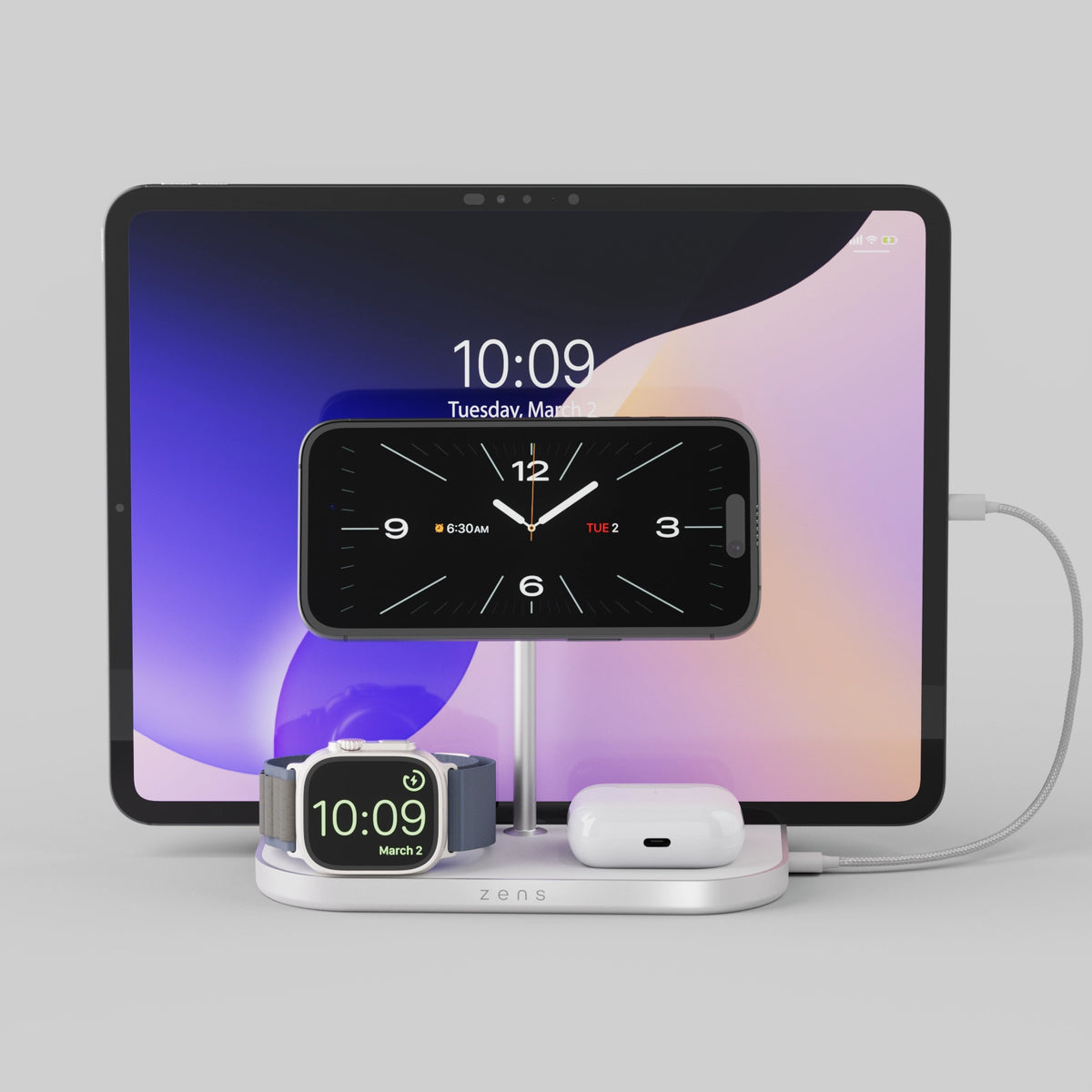 Zens 4-1 Wireless Charger 60W USB C output
