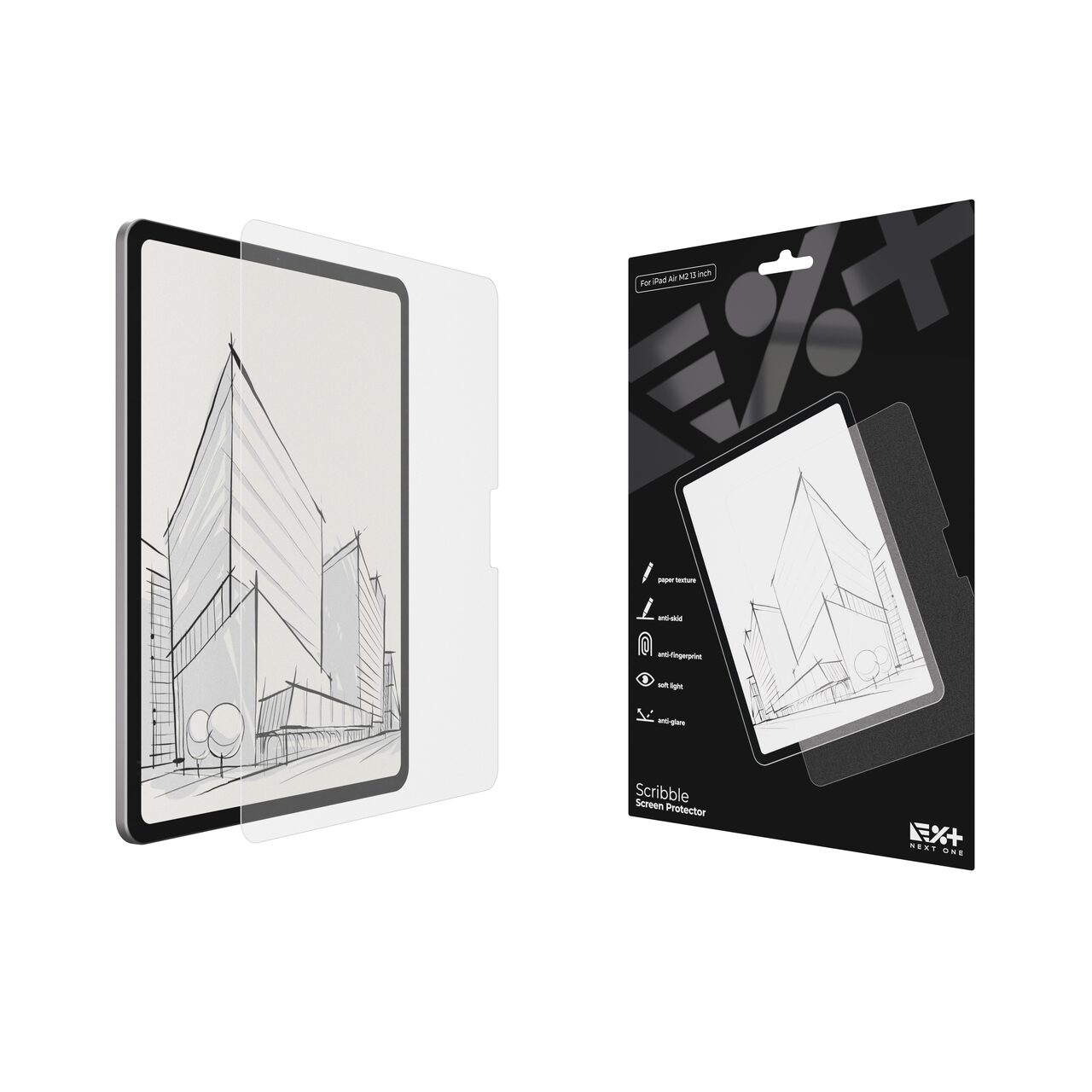 NOA Scribble Protecție Ecran din Sticlă pentru iPad Air 13 inch M2 2024