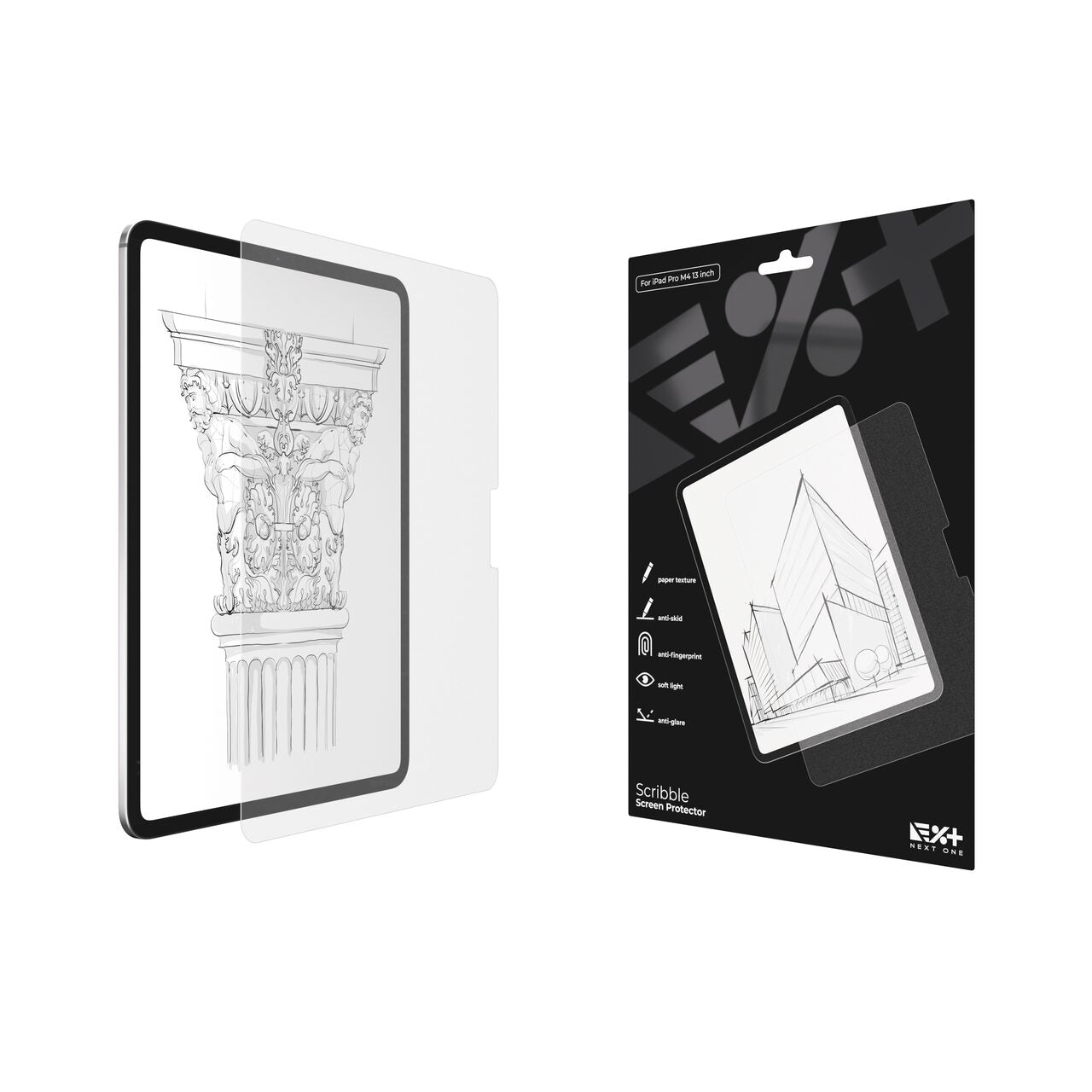 Folie de protecție ecran NOA Scribble pentru iPad Pro 13 inch M4