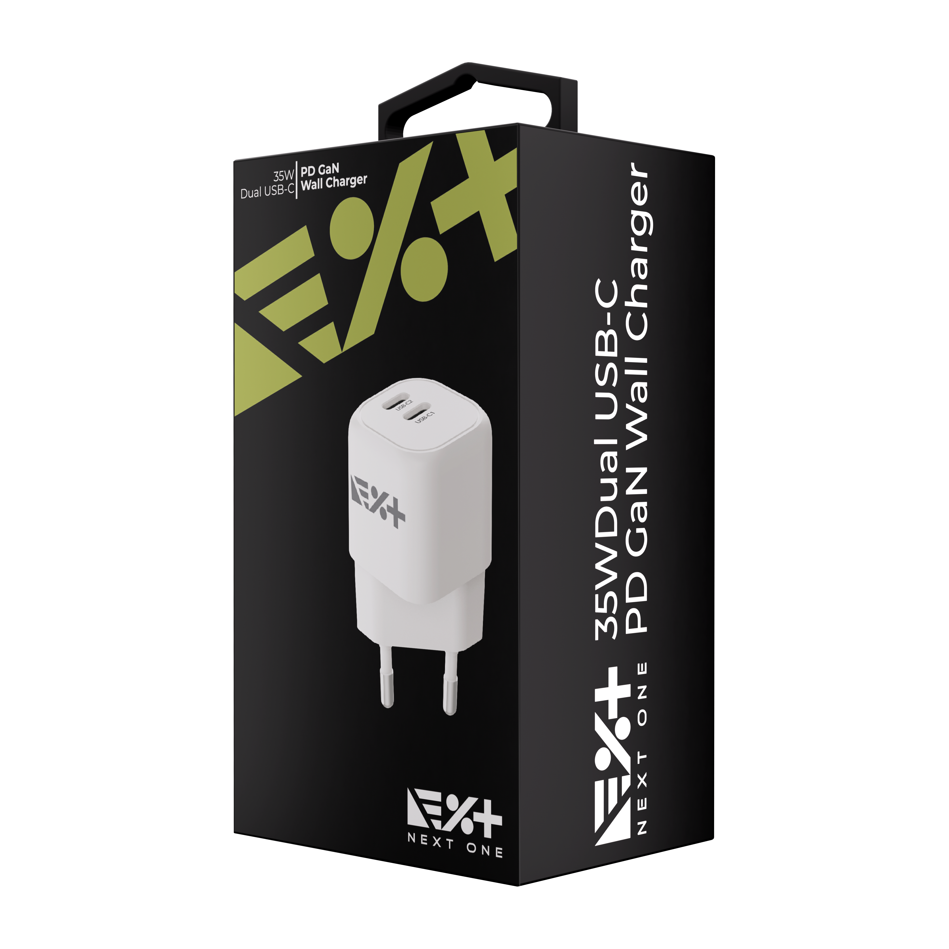 Adaptor de perete 35W GaN cu doua porturi NOA