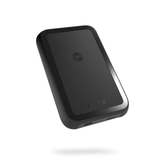 Baterie externă magnetică dublă Zens cu suport – încărcare wireless pentru două dispozitive