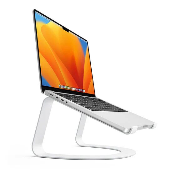 Suport ergonomic TwelveSouth Curve alb pentru MacBook si laptopuri