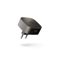 Adaptor wireless Zens cu priză UE – încărcare de 15W + USB-C de 18W, design compact, Negru