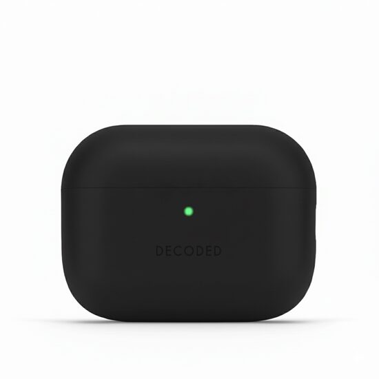 Husă DECODED AirCase, pentru AirPods Pro generația a 3-a, Neagră