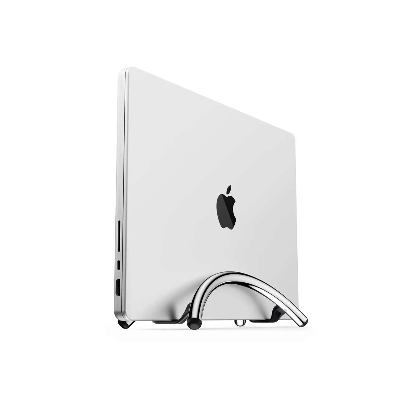 Suport vertical pentru laptop Twelve South BookArc Flex, pentru MacBook și laptopuri de până la 14", grosime maximă 1", crom