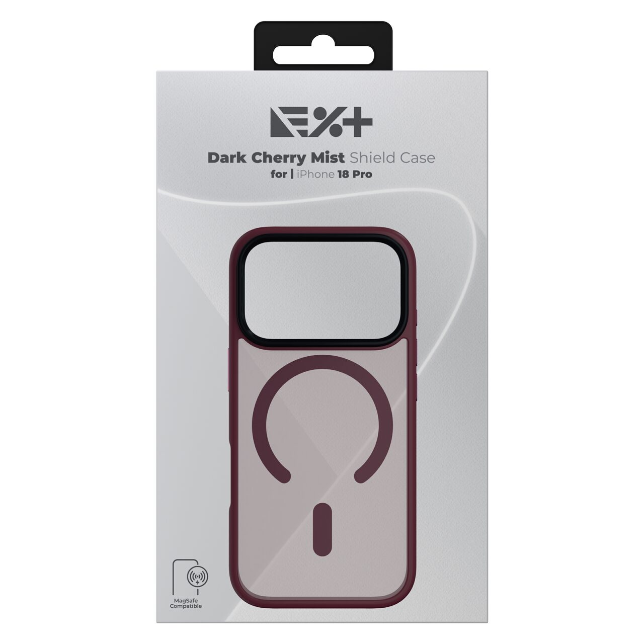 Husa NOA Mist Shield pentru iPhone 18 Pro Compatibila MagSafe | Dark Cherry