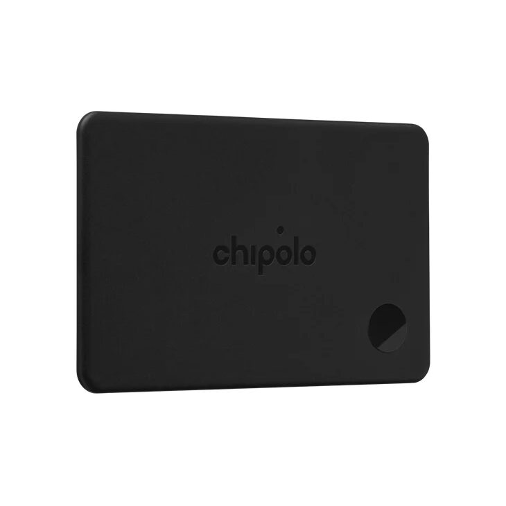 Chipolo CARD – Tracker reincarcabil tip card compatibil cu Apple Find My / Find Hub Android | Negru