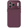 Husă din silicon antimicrobian DECODED compatibilă MagSafe pentru iPhone 18 Pro, Plum