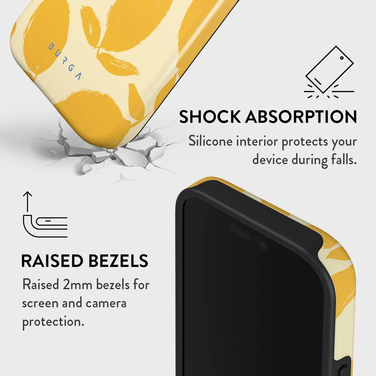 Husă BURGA Lemon Tart Tough Magsafe pentru iPhone 16 Pro Max