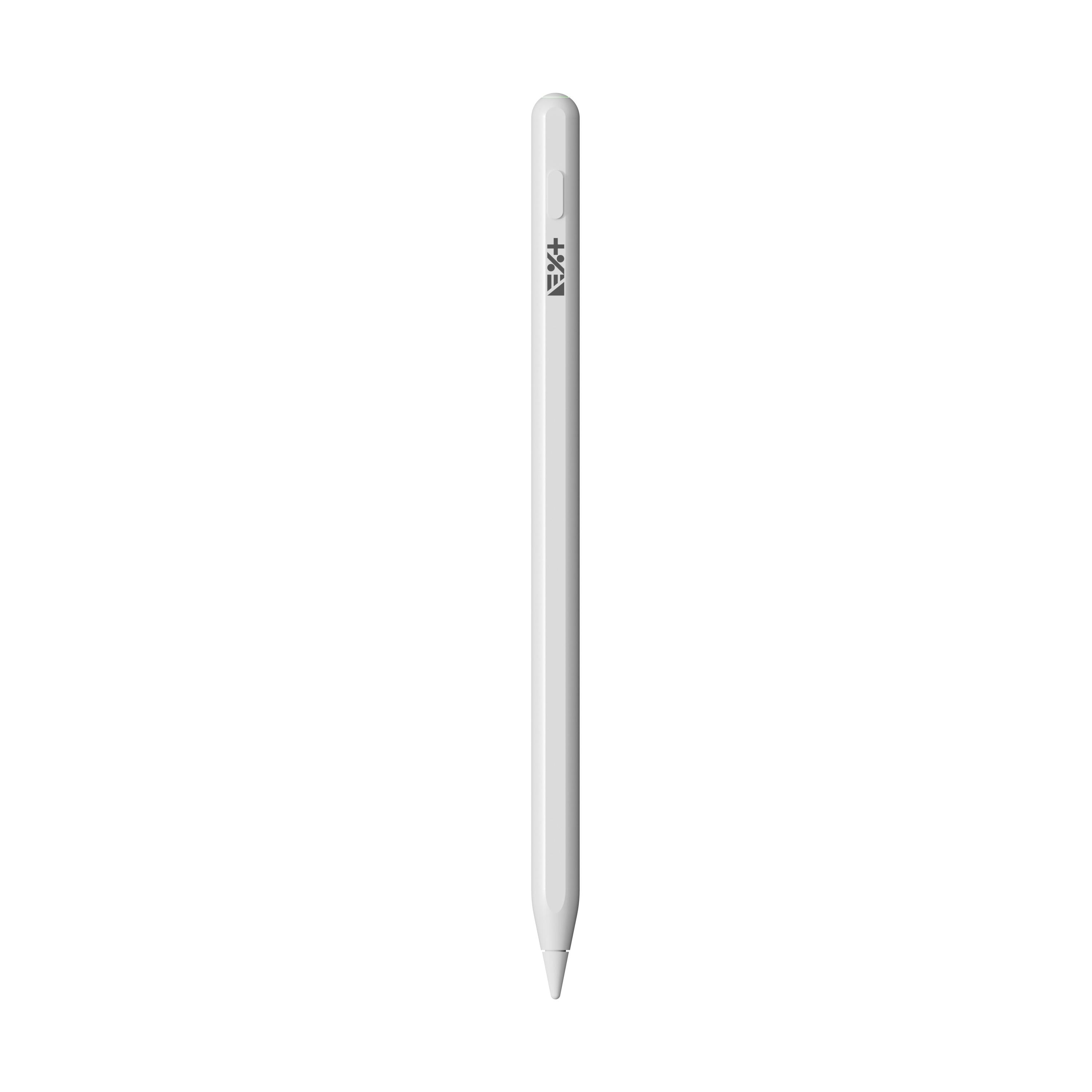 Creion digital NOA Magnetic Scribble Pencil pentru iPad, USB-C, Atașare magnetică, Palm Rejection, Înclinare (Tilt), Alb