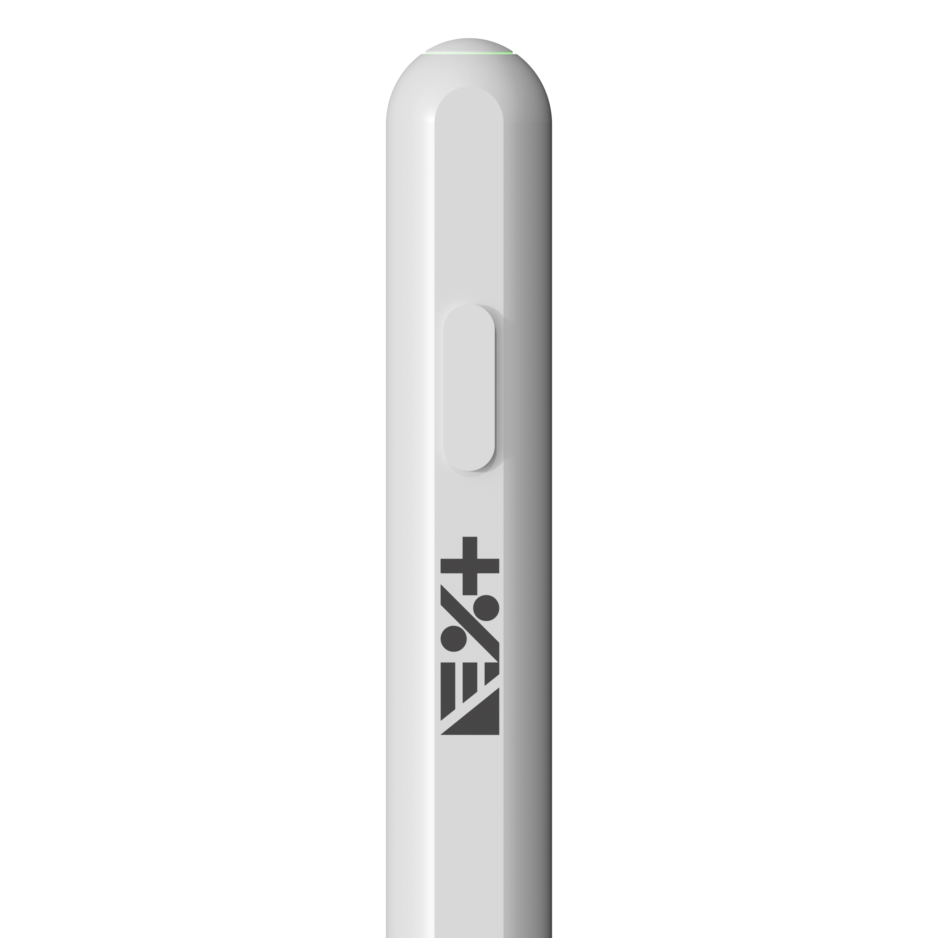 Creion digital NOA Magnetic Scribble Pencil pentru iPad, USB-C, Atașare magnetică, Palm Rejection, Înclinare (Tilt), Alb