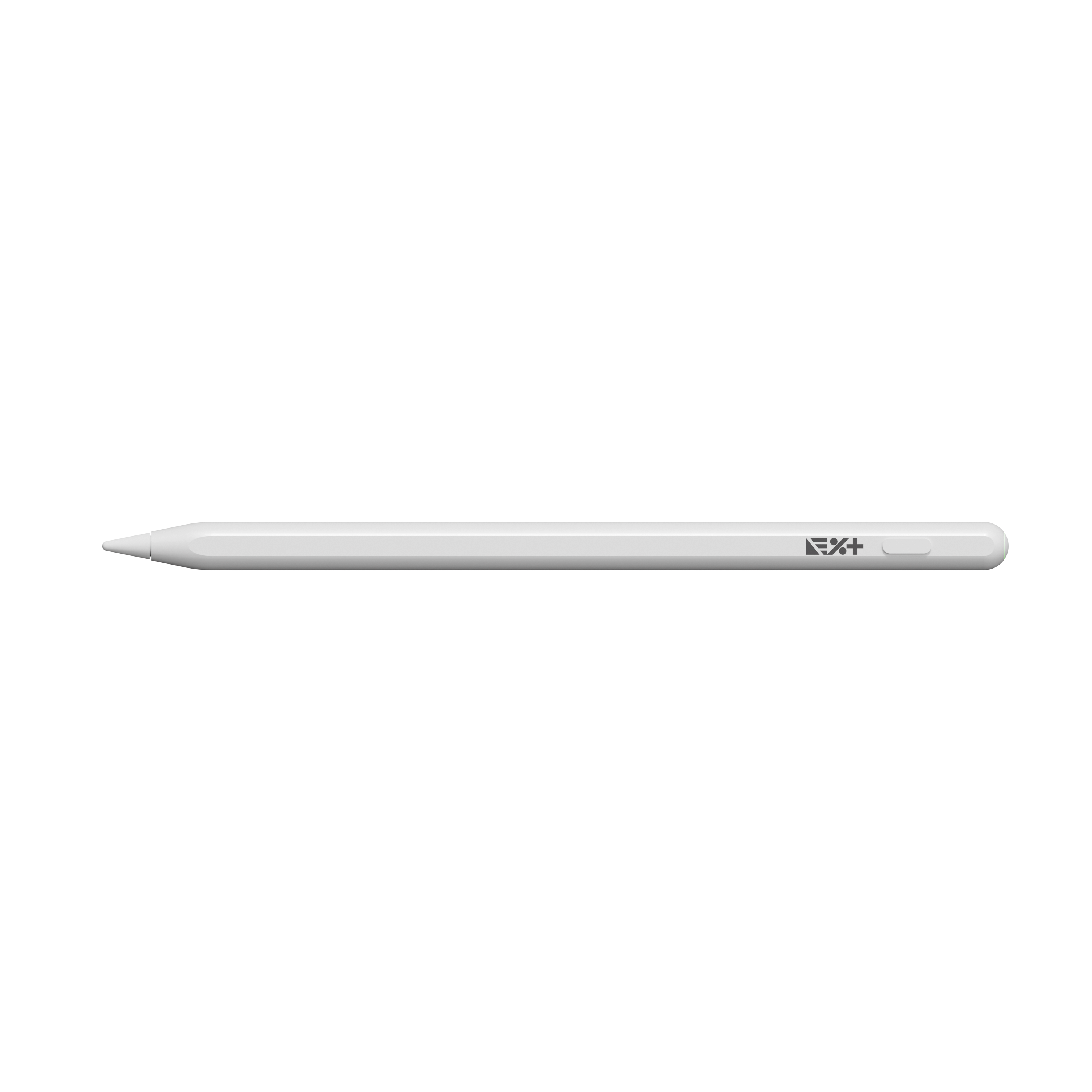 Creion digital NOA Magnetic Scribble Pencil pentru iPad, USB-C, Atașare magnetică, Palm Rejection, Înclinare (Tilt), Alb