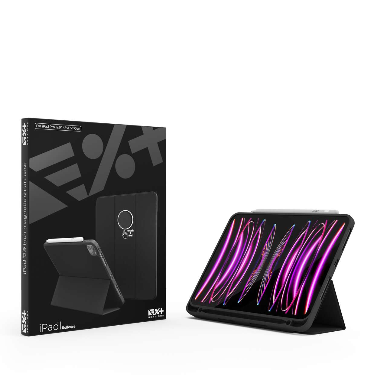 Husa de protectie Rollcase NOA pentru iPad Pro 12.9 inch (2022, 2021, 2020)