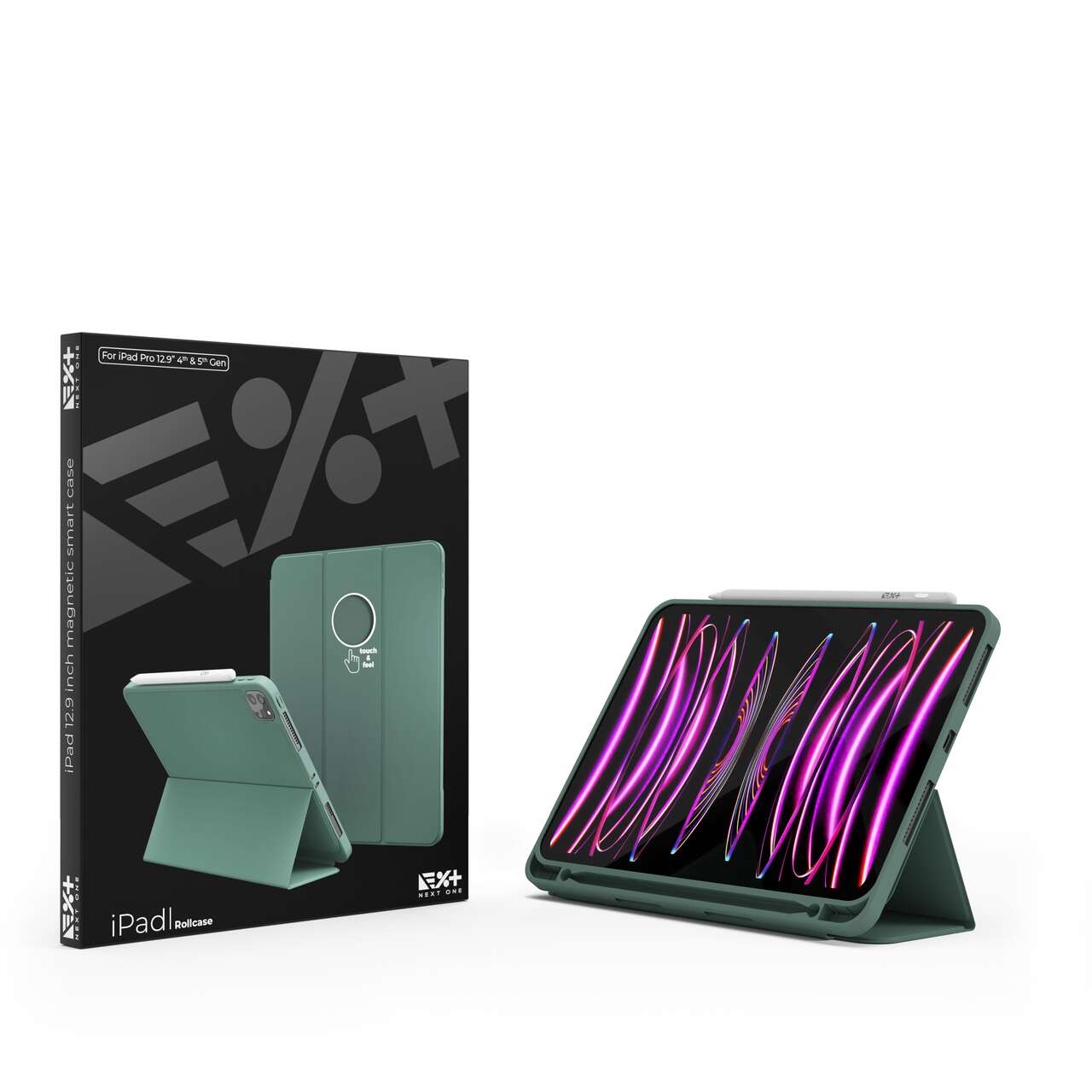 Husa de protectie Rollcase NOA pentru iPad Pro 12.9 inch (2022, 2021, 2020)