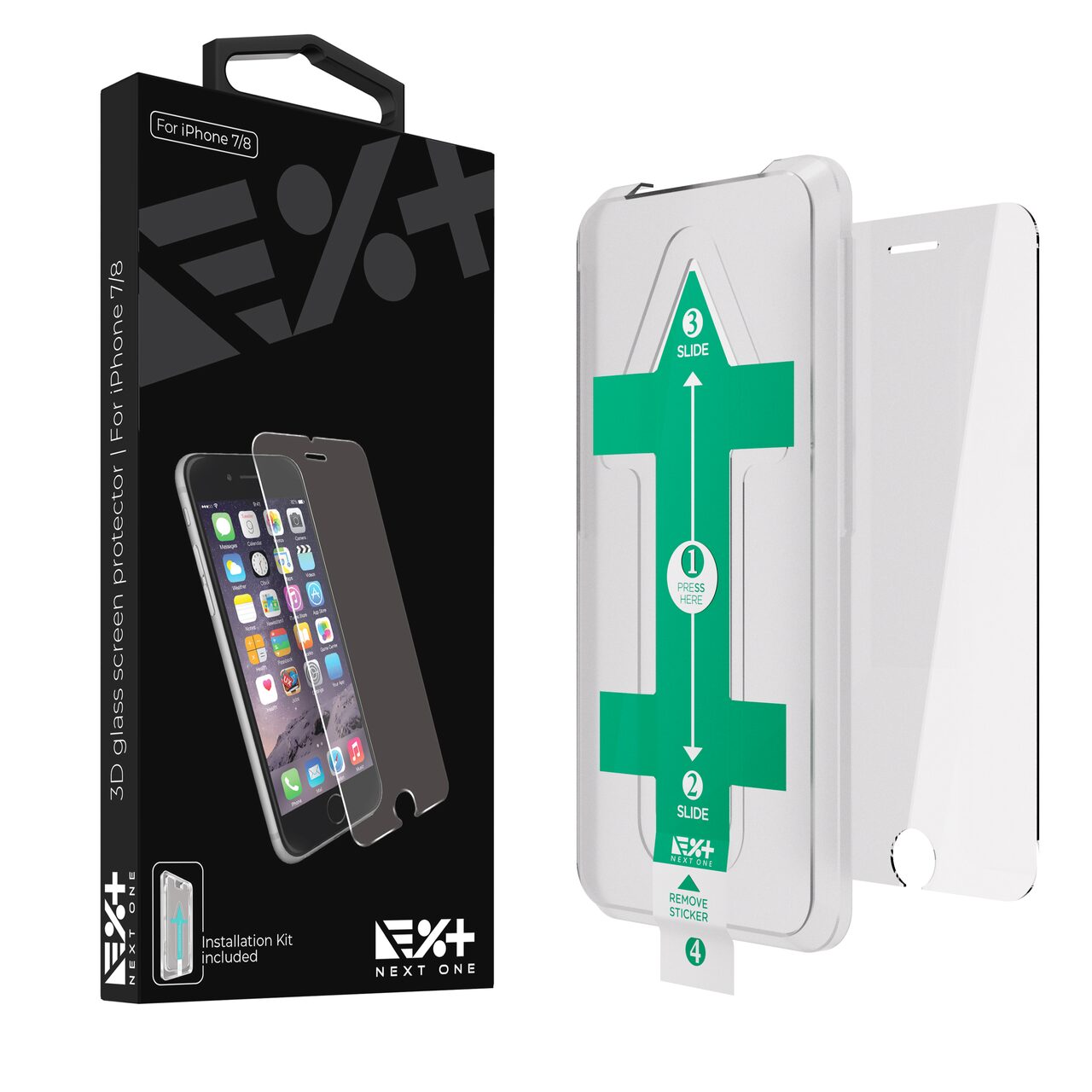 Folie de protecție din sticlă securizată NOA pentru iPhone 7/8