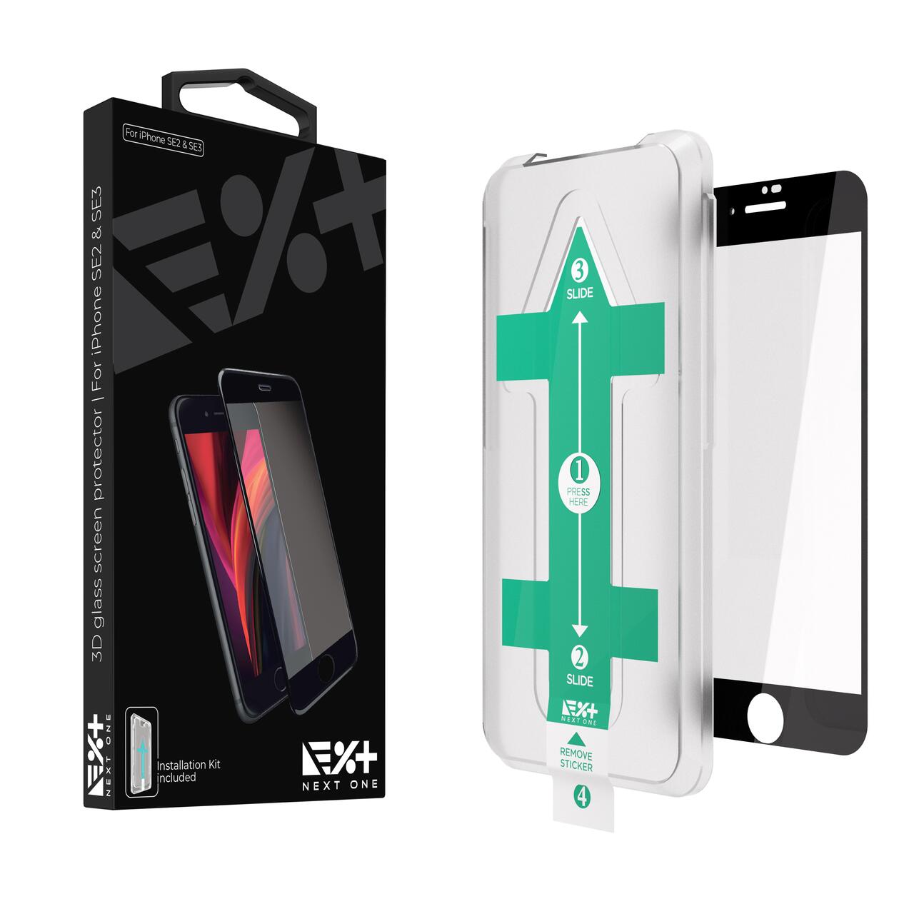 Folie din sticla 3D NOA pentru iPhone SE2/SE3