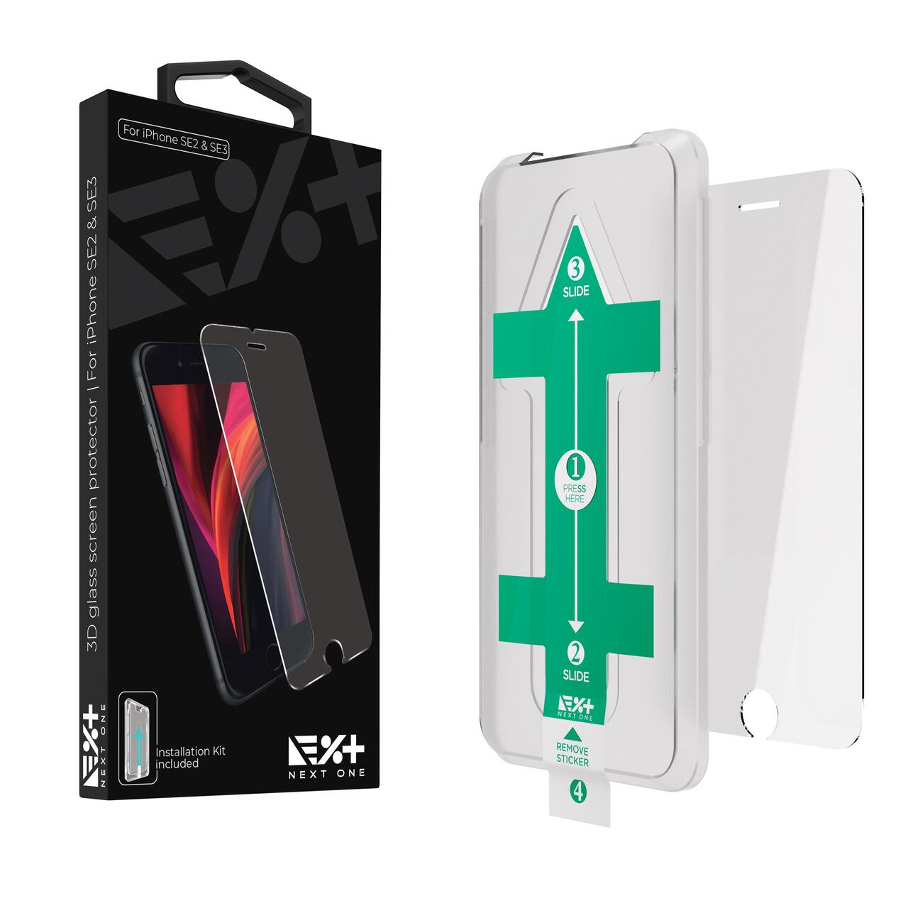 Folie din sticla 3D NOA pentru iPhone SE2/SE3