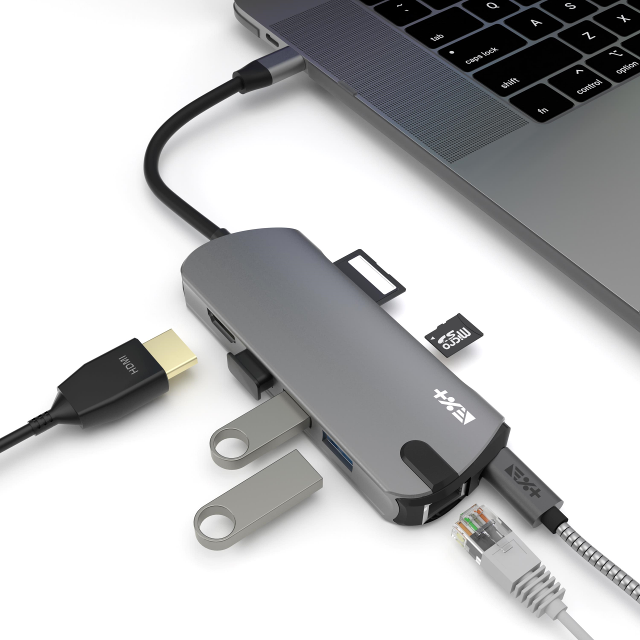 Adaptor multiport Pro Hub USB-C NOA